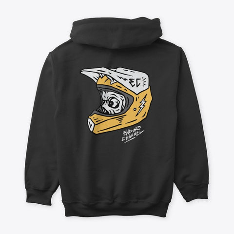 Skull Head - Black Hoodie